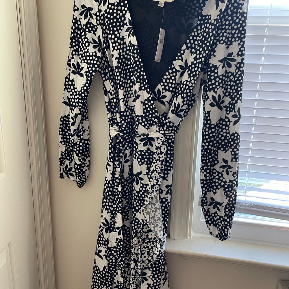 Anthropologie wrap dress with tags